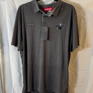 CCM Minnesota Wild Polo Men’s XL NWT